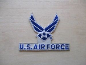 【送料無料】アメリカ空軍 U.S.AIR FORCE パッチ ワッペン/エンブレムLOGOロゴpatchエアフォースEMBLEM米空軍USAF米軍USウィング M104