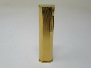 ◆ジャンク　Dunhill　ダンヒル　ガスライター　ゴールド系　現状品◆11219