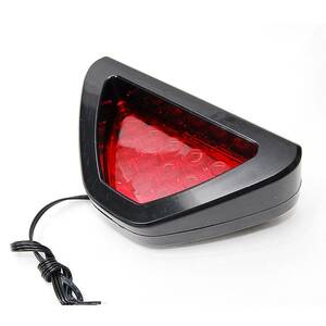 【送料一律300円】 F1風 高速点滅 LED ストップランプ 12発 12V レッド テールランプ バックフォグ ブレーキランプ 12連