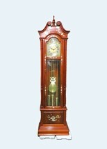 hauu1329-1 134【配送不可】Tempus Fugit テンパスフュギット 大型 ホールクロック 柱時計 振り子時計 アンティーク 現状品_画像1