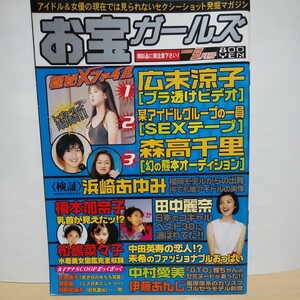 [99.5月号]お宝ガールズ 小松千春 甲賀瑞穂 小野砂織 木内美穂 小島聖 松本孝美 水野真紀 中村英子 財前直美 岡元あつこ 浜崎あゆみ 