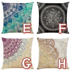 北欧のクッションカバー 4枚セット新品未使用