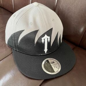 Trapstar script hat 激レア trapstar キャップ　黒グレーロゴ