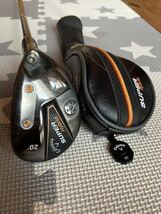 キャロウェイ スーパーハイブリッド 20° TENSEI CK PRO ORANGE(80R) Callaway ヘッドカバー付_画像1