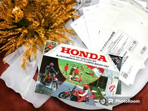 【300円】SUPER RARE 1980年Honda motorcycle catalog 昭和レトロ ホンダ バイクカタログ (ゆうパケットポストミニmini専用封筒5枚つき)