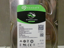 【3.5インチHDD/ 4TB】SEAGATE BARRACUDA ST4000DM004 SATA 5400rpm 31回/257H_画像2