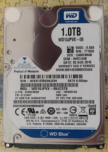 WD 2.5 HDD 1TB