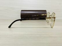 OLIVER PEOPLES オリバーピープルズ メガネフレーム★OV5988 5003★Chessman★ボストン ラウンド 鼈甲柄 ゴールド伊達眼鏡 未使用 美品 _画像4