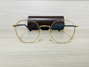 OLIVER PEOPLES オリバーピープルズ メガネフレーム★OV5988 5003★Chessman★ボストン ラウンド 鼈甲柄 ゴールド伊達眼鏡 未使用 美品 