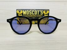 ★MOSCOT★モスコット★ミルゼン★MILTZEN★サングラス★伊達眼鏡★黒縁 ボストン ラウンド カラーレンズ パープル 未使用 美品_画像1