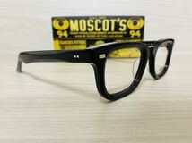 ★MOSCOT★モスコット★メガネフレーム★KLUTZ★伊達眼鏡 スクエア ウェリントン 人気 黒縁 未使用 美品_画像3