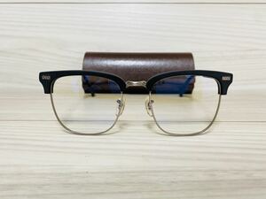 OLIVER PEOPLES オリバーピープルズ 眼鏡フレーム OV5989 5001★Petofi★ボストン ブラック ゴールド 未使用 美品