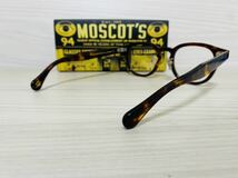 MOSCOT モスコット★レムトッシュ★ノーズパッド付きメガネフレーム★LEMTOSH★伊達眼鏡 鼈甲柄 ウェリントン ボストン 未使用 美品_画像5