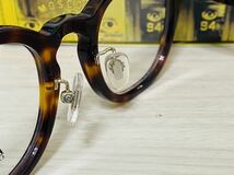 MOSCOT モスコット★レムトッシュ★ノーズパッド付きメガネフレーム★LEMTOSH★伊達眼鏡 鼈甲柄 ウェリントン ボストン 未使用 美品_画像8