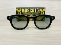 ★MOSCOT★モスコット★レムトッシュ★サングラス★LEMTOSH★伊達眼鏡 黒縁 グラデーションレンズ ウェリントン ボストン 未使用 美品_画像1