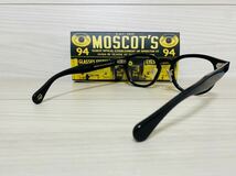 MOSCOT モスコット★レムトッシュ★ノーズパッド付きメガネフレーム★LEMTOSH★伊達眼鏡 黒縁 ブラック ボストン 未使用 美品_画像6