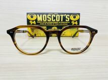 MOSCOT モスコット★メガネフレーム★KITZEL★伊達眼鏡 ボストン ブラウン バンブー 未使用 美品_画像1