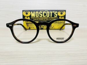 ★MOSCOT★モスコット★メガネフレーム★ミルゼン★MILTZEN★伊達眼鏡 ボストン 人気カラー 鼈甲柄 未使用 美品