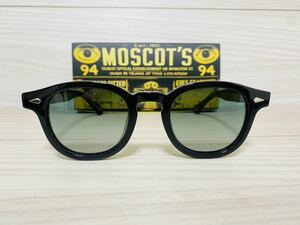 ★MOSCOT★モスコット★レムトッシュ★サングラス★LEMTOSH★伊達眼鏡 黒縁 定番カラー ボストン グラデーションレンズ 未使用 美品