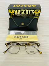 ★MOSCOT★モスコット★メガネフレーム★YUKEL★伊達眼鏡 ボストン サーモントタイプ ハバナ★未使用 美品_画像8