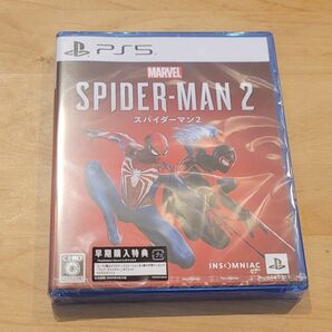 PS5　Marvels Spider-Man 2　新品未使用　早期購入特典付き