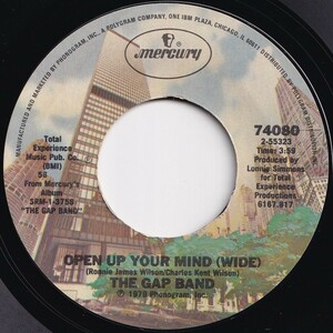 Gap Band Open Up Your Mind (Wide) / I Can Sing Mercury US 74080 205876 SOUL DISCO ソウル ディスコ レコード 7インチ 45