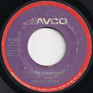 Stylistics You Are Everything / Country Living Avco US AV-4581 206020 SOUL ソウル レコード 7インチ 45