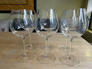  Lee Dell *velitas Old world Pinot *nowa-ru wine glass 6 piece set RIEDEL VERITAS