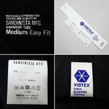 ☆Sandinista MFG/サンディニスタ VIBTEX Pocket L-S Tee メンズM/ブラック/コットン100%/SPR22-08-TP/定価12,000円/ロンT&1951800012_画像4