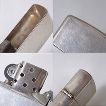 ★Zippo/ジッポー スターリングシルバー オイルライター/2000年製/喫煙具/ケース・保管袋付き&1953800002_画像6