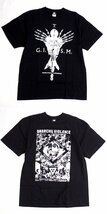 ☆未使用 G.I.S.M./ギズム BEAST ARTS 半袖Tシャツ 2枚セット メンズXL/SEI SHI/SKULL WING/ブラック/コットン100%/外袋付&0624000462_画像2