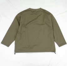 ☆1円 未使用 SANDINISTA/サンディニスタ Double Knit Drawstring Pocket L-S Tee 長袖Tシャツ メンズM/AW21-04-TP/定価15400円&1951800010_画像2