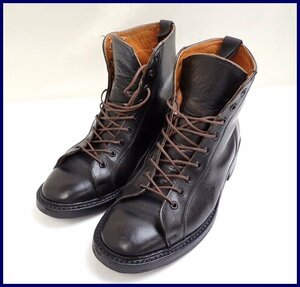 ★Tricker's/トリッカーズ レースアップブーツ 7.5/メンズ25cm相当/ブラック/レザー&1958800003