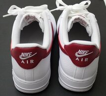 ★未使用 NIKE/ナイキ AIR FORCE 1 '07 スニーカー メンズ26.5cm/チームレッド×ホワイト/CZ0326-100/レザー/外箱・タグ付き&0702400120_画像5