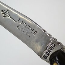 ★LAGUIOLE/ラギオール エクストラ ソムリエナイフ 全長約18.5cm/シース付き/ワインオープナー&1955000012_画像6