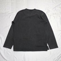 ★未使用 hobo/ホーボー ARTISAN L/S CREW NECK TEE 長袖Tシャツ メンズM/チャコール/ヘビーウェイト/HB-C3501/定価18,150円&1951800008_画像2