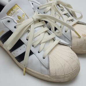 ★adidas/アディダス SUPERSTAR/スーパースター GTX スニーカー メンズ26.5cm/ホワイト×ブラック/GW9532/レザー/GORE-TEX&1640500692の画像5