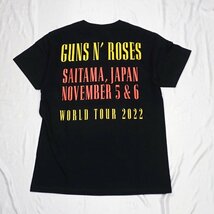 ★Guns N' Roses/ガンズ・アンド・ローゼズ 2022年 日本公演限定 半袖Tシャツ メンズL/ブラック/コットン100%/ツアーT/バンドT&1248701453_画像2