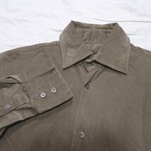 ★Jil Sander/ジルサンダー コーデュロイ 長袖シャツ 37/メンズS相当/モカブラウン/コットン100％&1961400074_画像3