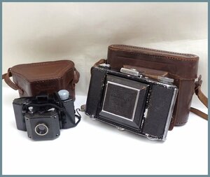 ★フィルムカメラ 2台セット/FUJIFILM FUJICA SIX/一光社 START-35 K/ケース・ストラップ付き/ジャンク扱い&0064700003