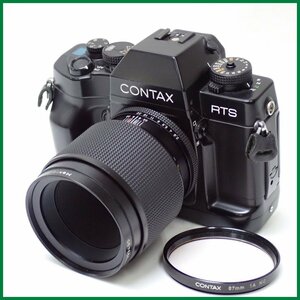 ★CONTAX/コンタックス RTS III ボディ + レンズ Carl Zeiss Planar T* 60mm F2.8/フィルター付き/ジャンク扱い&1938900447