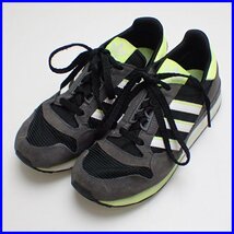 ★adidas/アディダス ZX500 ローカットスニーカー レディース23.5cm/ダークグレー×ブラック/FW2815&1932000135_画像1