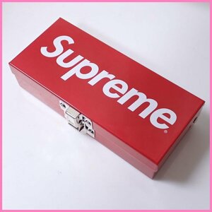 ★Supreme/シュプリーム mall Metal Storage Box/レッド/USA製/メタルケース/小物入れ&1248701430