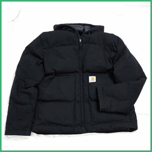 ★Carhartt/カーハート ブルックジャケット メンズL/ブラック/コットン100%/中綿入り/フーデッド&1947000185