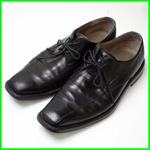 ★Clarks/クラークス スワールトゥ ビジネスシューズ 8G/27cm相当/ブラック/レザー/紳士靴/革靴&1951000003_画像1