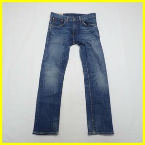 ★ポロラルフローレン VARICK SLIM STRAIGHT デニムパンツ/ジーンズ W30/メンズM相当/インディゴ/ストレッチ&1954700001の画像1