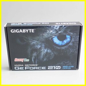★内袋未開封 GIGABYTE/ギガバイト Geforce 210 ビデオカード GV-N210SL-1GI/DDR3 1GB/付属品有り/PCI Express2.0/PCパーツ&1958500003