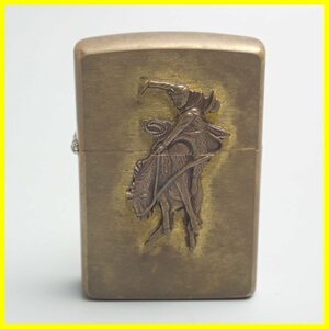 ★未使用 Zippo/ジッポー マールボロ カントリーストア オイルライター アンティークゴールド/カウボーイ/94年製/マルボロ&1903200078