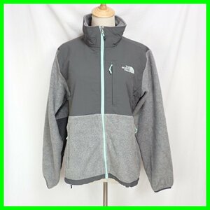 ★THE NORTH FACE/ザノースフェイス フリース デナリジャケット レディースM/グレー系/ストレッチ/アウトドアウェア&1950300068