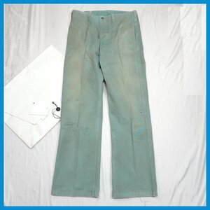 ★visvim/ビズビム GIFFORD PANTS DMGD パンツ 3/メンズM相当/グリーン系/コットン100%/ボタンフライ/ダメージ加工&1248701375